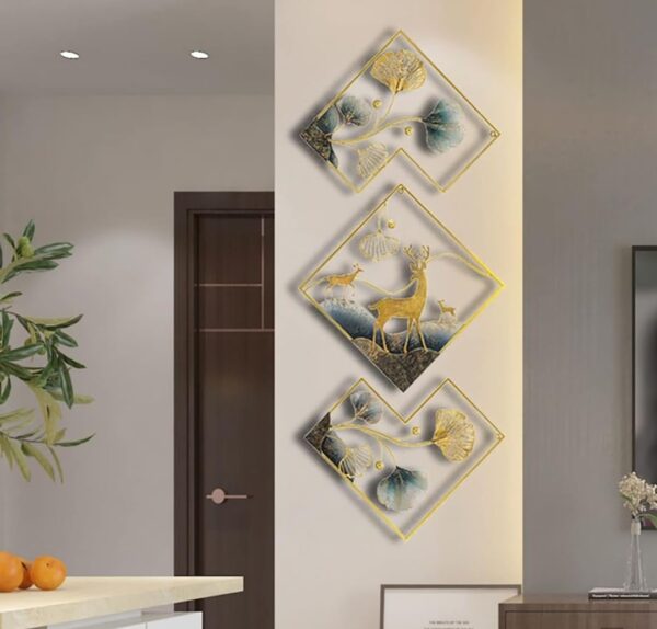 Metal Abstract Figures handcrafted Wall Sculpture wall art
