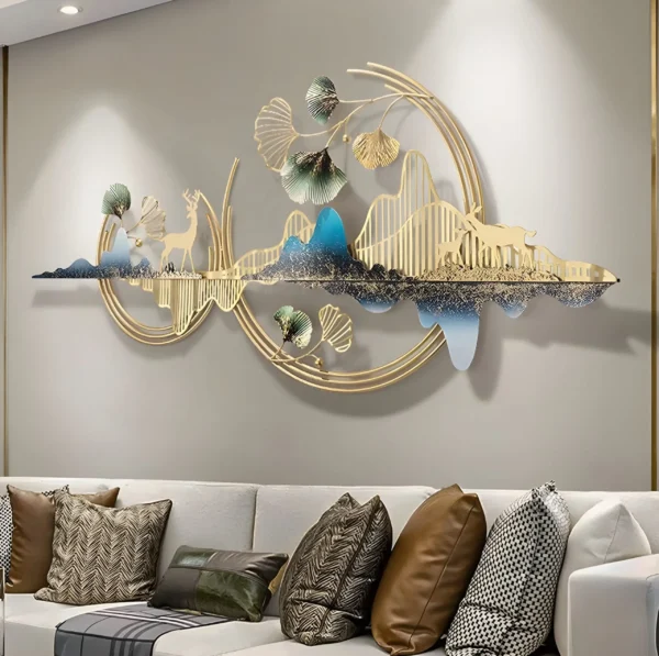Beautiful Multi Color Wallart With Antique Design