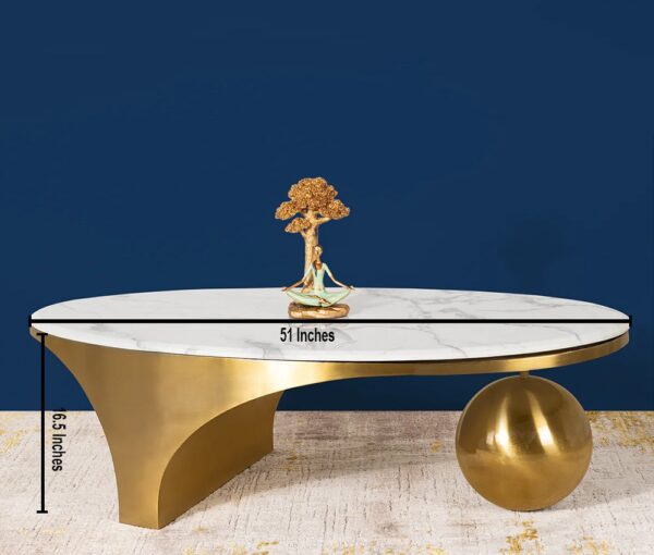 Eclipse Modernista Coffee Table (Stainless Steel) By Metal Makers - Image 2