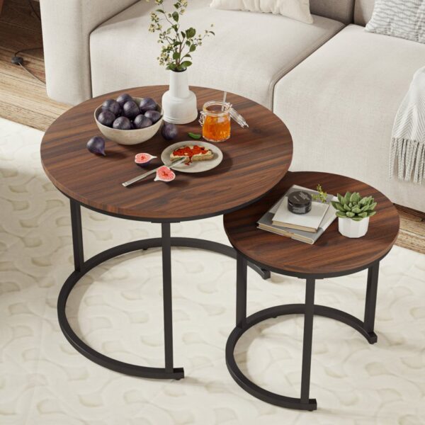 Briajah Nesting Coffee Table Set or (2) By Metal Makers - Image 3