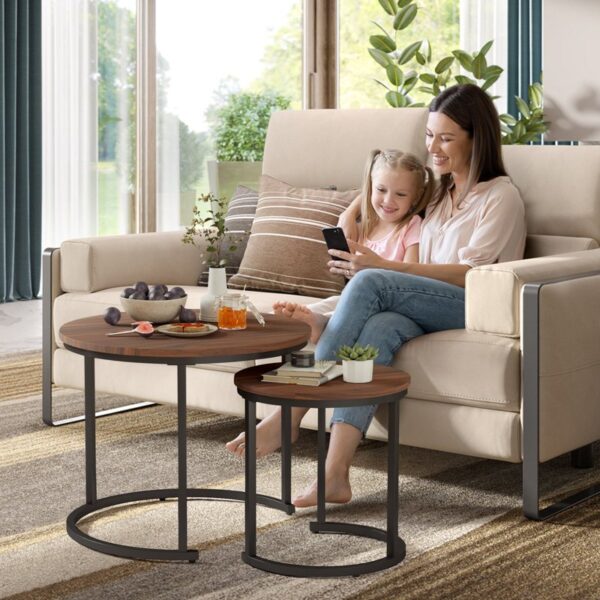 Briajah Nesting Coffee Table Set or (2) By Metal Makers - Image 6