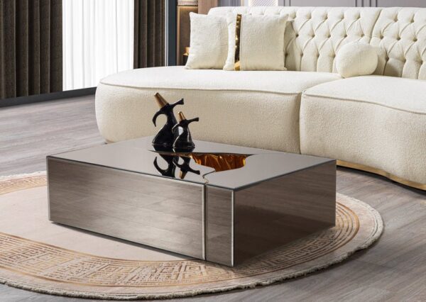 Luxe Reflect Coffee Table" by Metal Makers Export