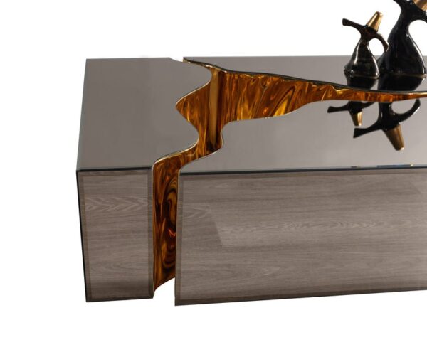 Luxe Reflect Coffee Table" by Metal Makers Export - Image 5