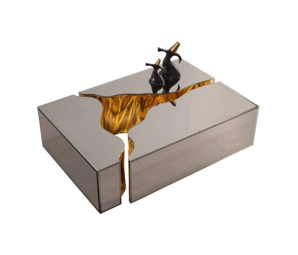Luxe Reflect Coffee Table" by Metal Makers Export - Image 3