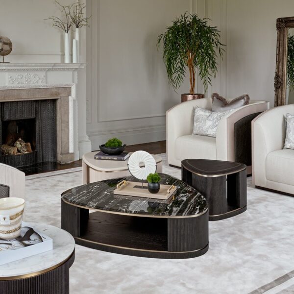 Jenny Coffee Table Trio by Metal Makers Export - Image 5
