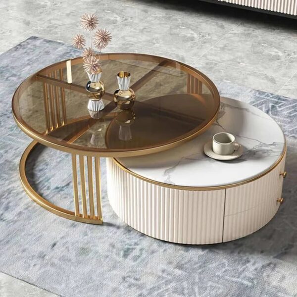 Mona Coffee table With Drawers set of 2 - Image 3