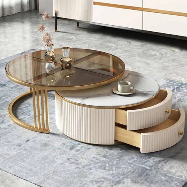 Mona Coffee table With Drawers set of 2 - Image 13