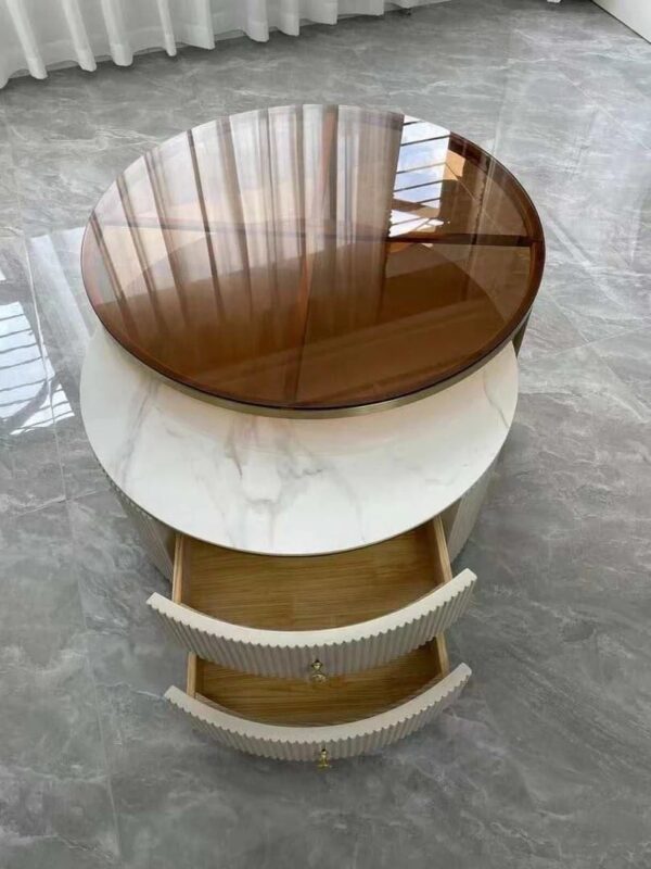 Mona Coffee table With Drawers set of 2 - Image 8