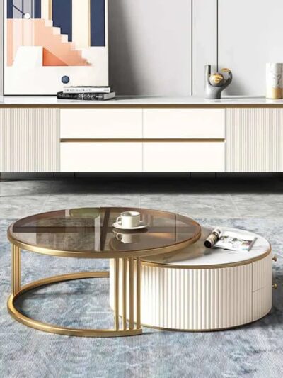 Mona Coffee table With Drawers set of 2