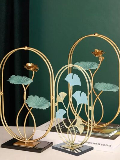 (3) Table Decoration Wrought Iron Desk Decoration Modern Light Luxury