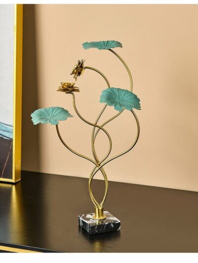 Living Room Lotus Leaf Ornaments By Metal Makers Export