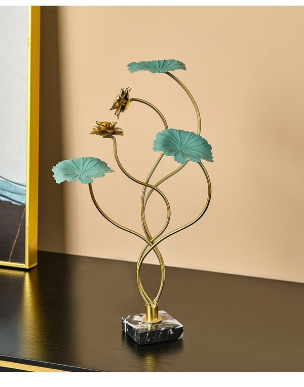 Living Room Lotus Leaf Ornaments By Metal Makers Export