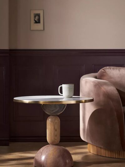 Erin Fetherston Dulcette Side Table by Metal Makers Export