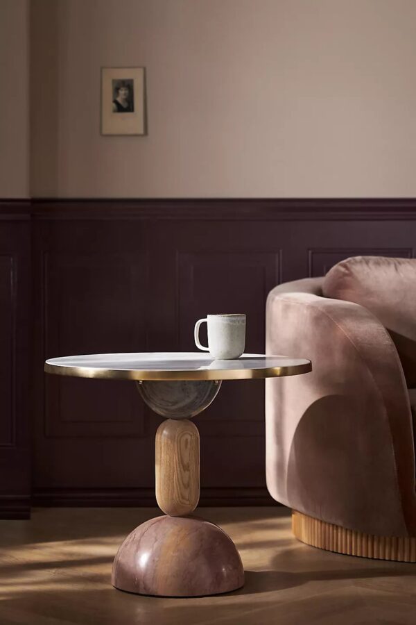 Erin Fetherston Dulcette Side Table by Metal Makers Export